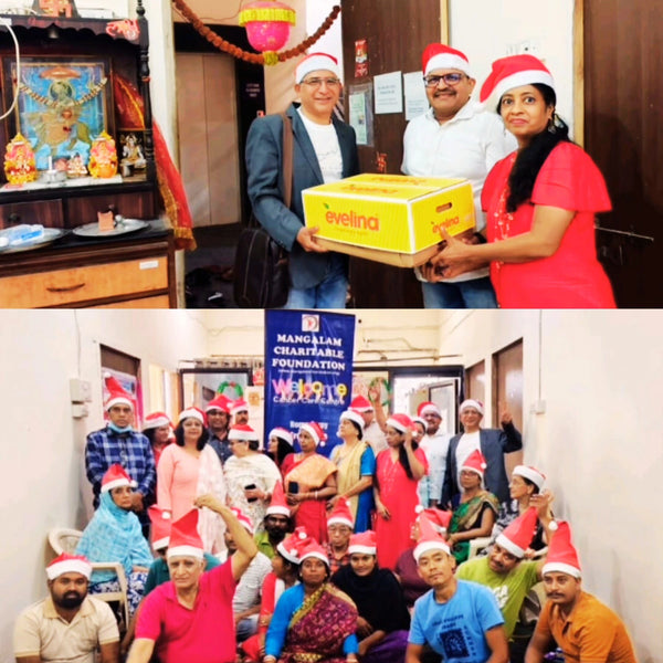 Christmas celebration with cancer patients at Mangalam Charitable Foundation — Mamosure community outreach