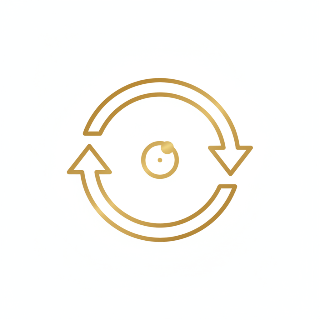 Cycle Icon - Gold