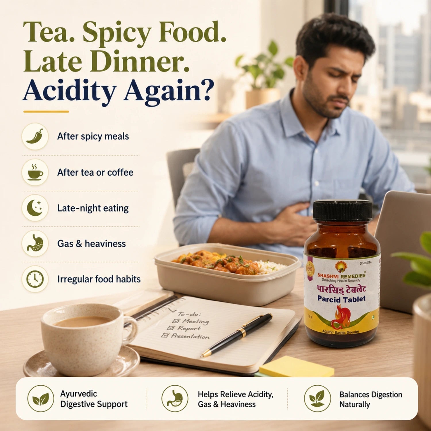 Parcid Tablets for Acidity Relief - Mamosure