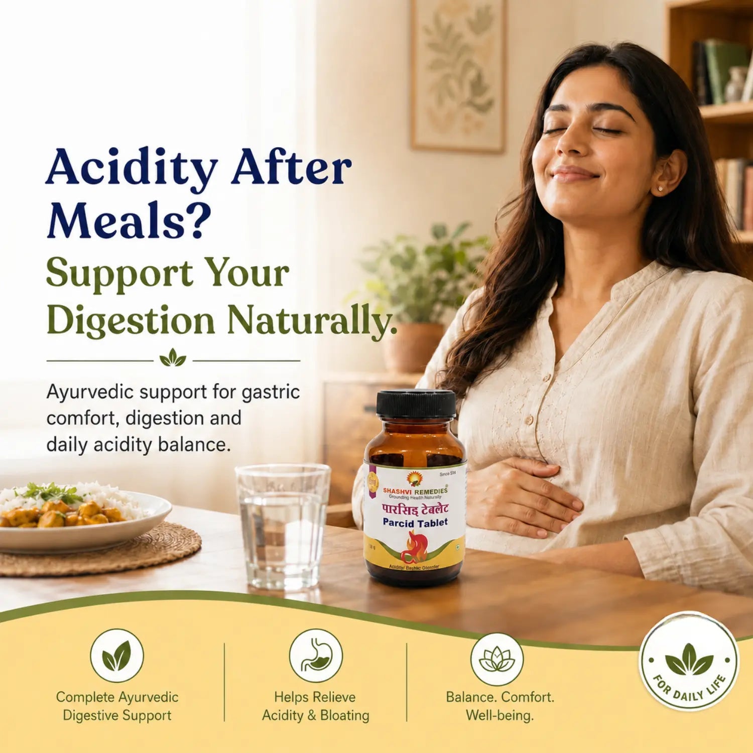 Parcid Tablets for Acidity Relief - Mamosure