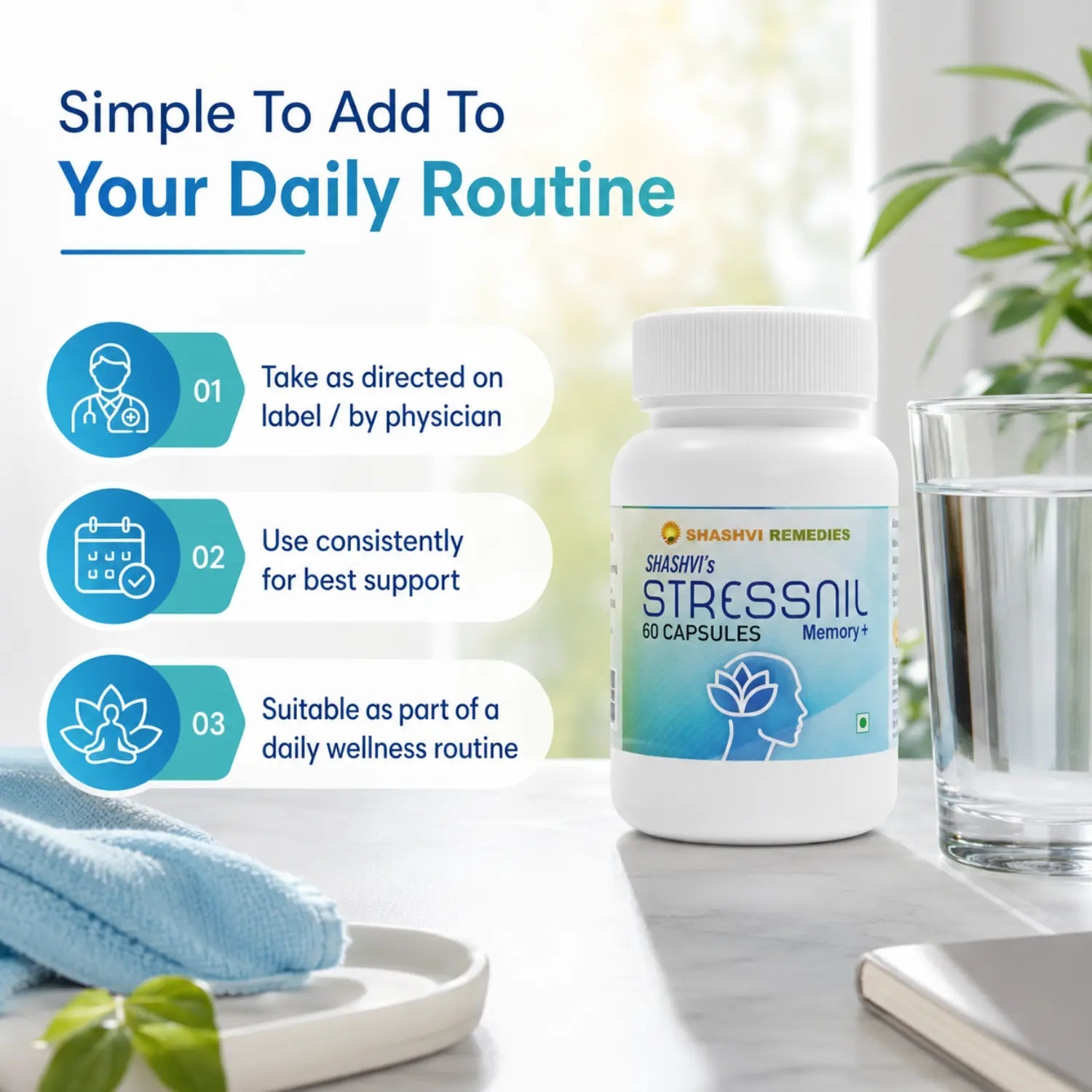 Stressnil Capsules - Find Your Calm. Naturally. - Mamosure